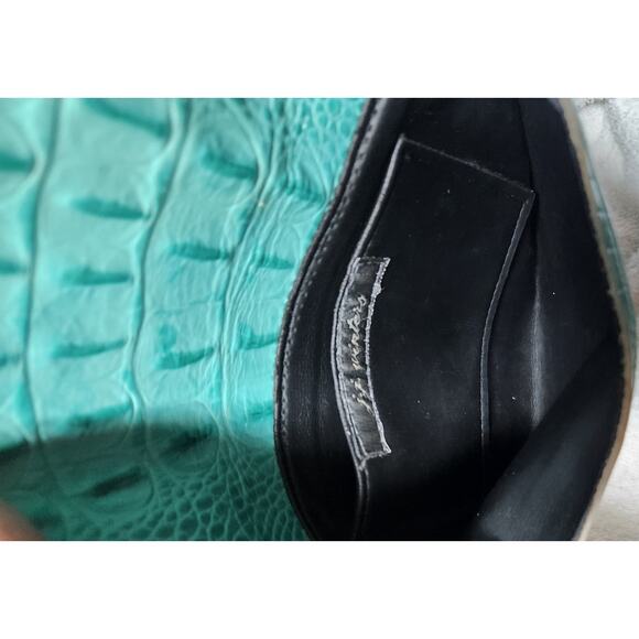 JJ WINTERS ZIP TEETH EDGES LEATHER SMALL CROSS BODY BAG - Picture 3 of 4